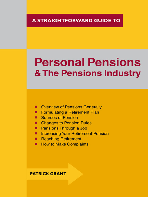 Title details for Personal Pensions and the Pensions Industry by Patrick Grant - Wait list